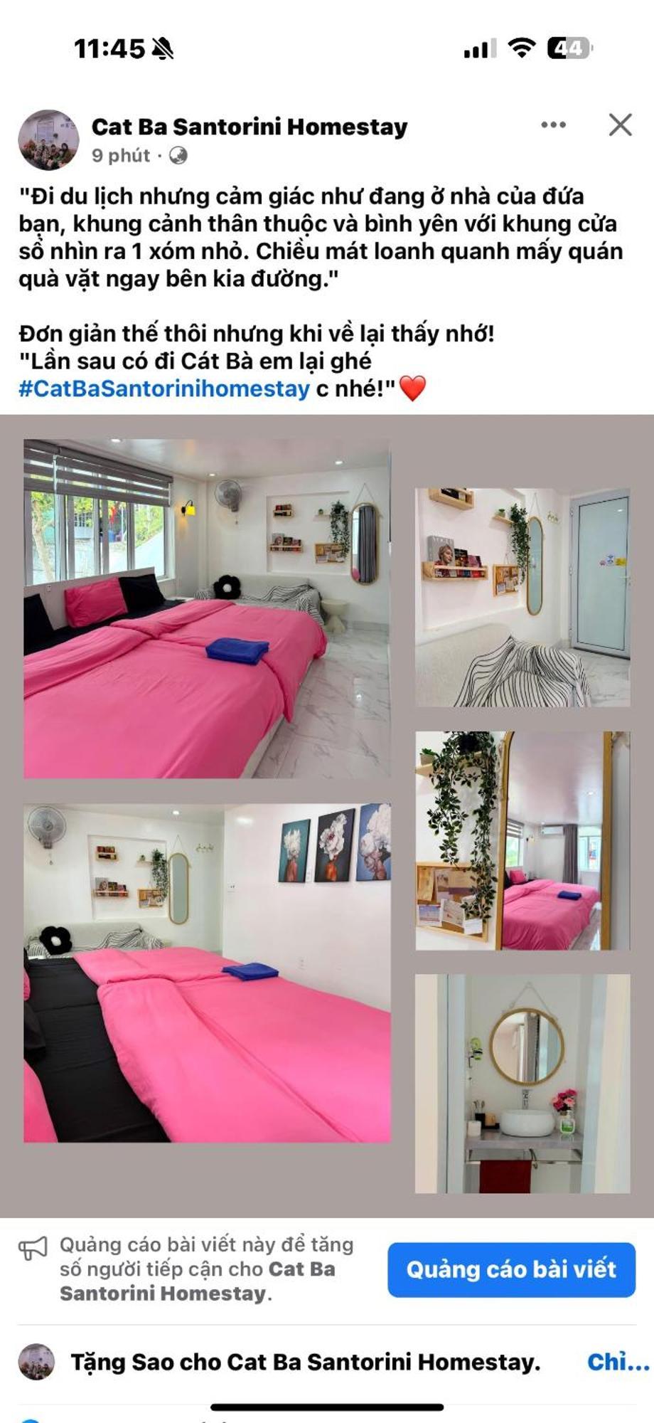 Cat Ba Santorini Homestay Dong Khe Sau Exterior foto